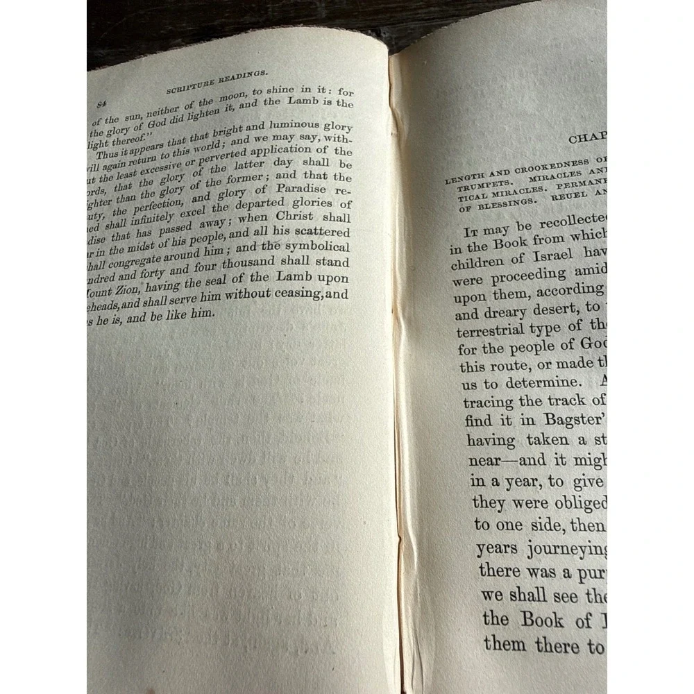 Sabbath Morning Readings Old Testament Book of Numbers John Cumming 1855 Antique - Picture 13 of 13